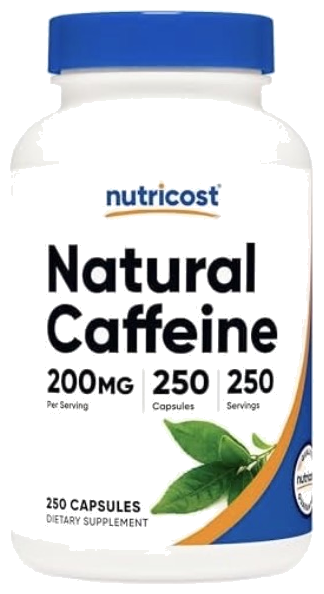 Natural caffeine supplement for DIY pre-workout stack