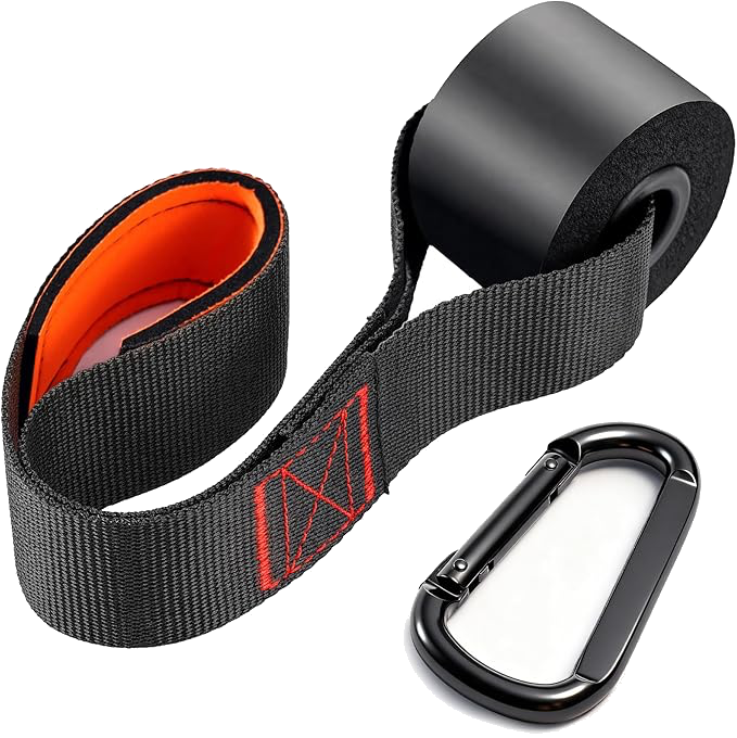 Door anchor for resistance band apartment workouts