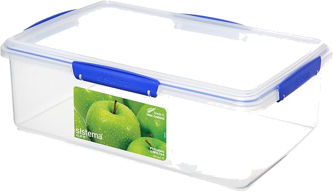 Large food storage container for meal prep system