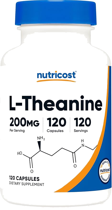 L-Theanine supplement for DIY pre-workout stack