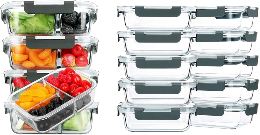 Meal prep containers for staying lean