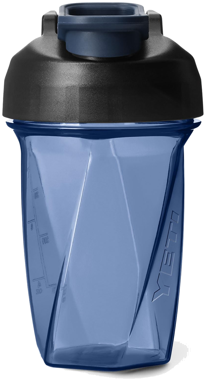 Shaker bottle for protein and pre-workout powders