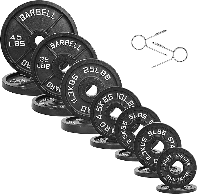 Olympic weight plates for bigger home gym barbell training